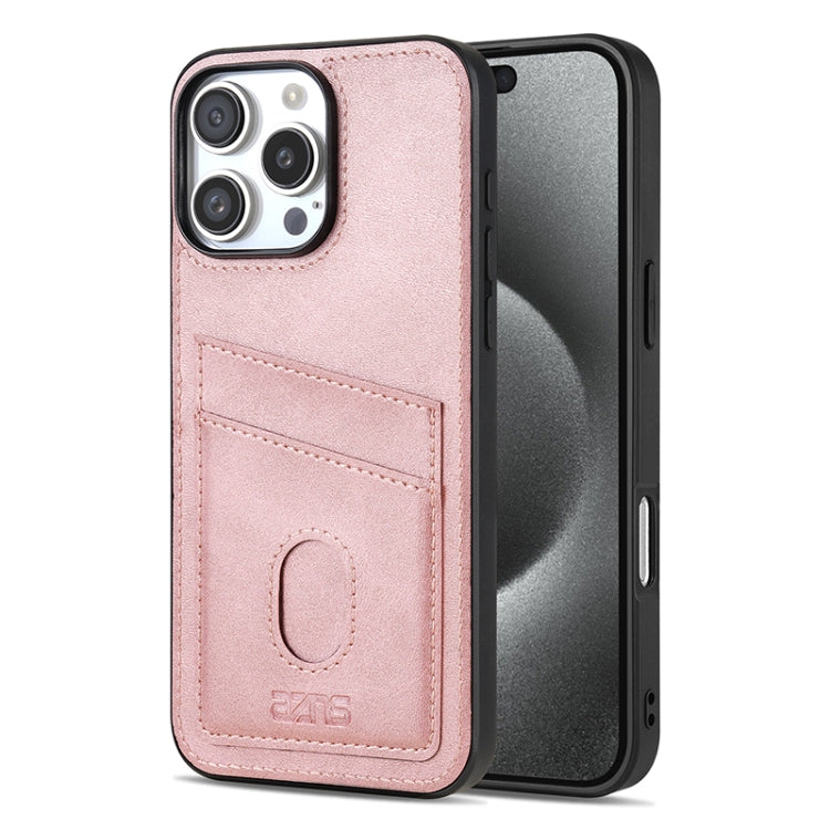 AZNS K1 Series Card Slot Business Phone Case, For iPhone 16e, For iPhone 16 Pro Max, For iPhone 16 Pro, For iPhone 16 Plus