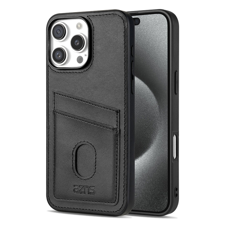AZNS K1 Series Card Slot Business Phone Case, For iPhone 16e, For iPhone 16 Pro Max, For iPhone 16 Pro, For iPhone 16 Plus