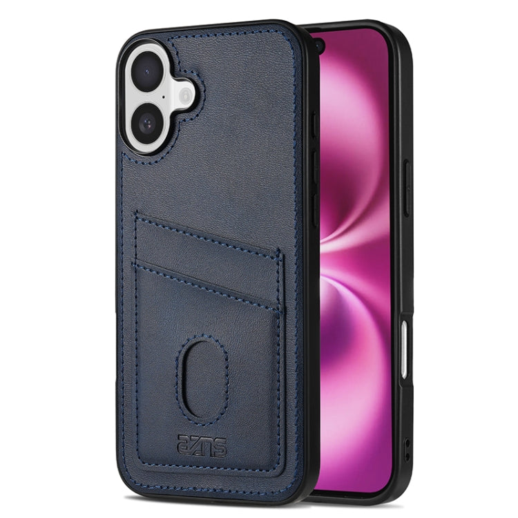 AZNS K1 Series Card Slot Business Phone Case, For iPhone 16e, For iPhone 16 Pro Max, For iPhone 16 Pro, For iPhone 16 Plus