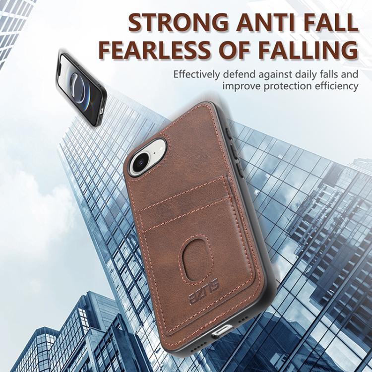 AZNS K1 Series Card Slot Business Phone Case, For iPhone 16e, For iPhone 16 Pro Max, For iPhone 16 Pro, For iPhone 16 Plus