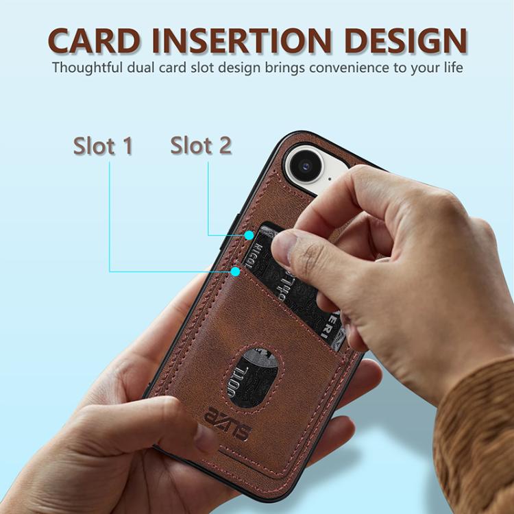 AZNS K1 Series Card Slot Business Phone Case, For iPhone 16e, For iPhone 16 Pro Max, For iPhone 16 Pro, For iPhone 16 Plus