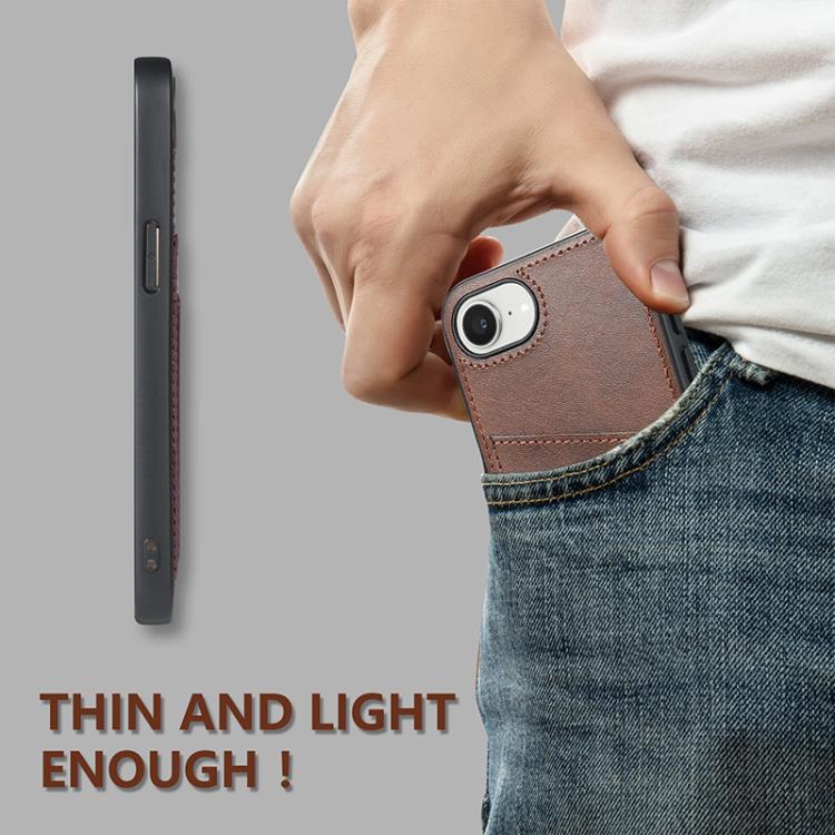 AZNS K1 Series Card Slot Business Phone Case, For iPhone 16e, For iPhone 16 Pro Max, For iPhone 16 Pro, For iPhone 16 Plus