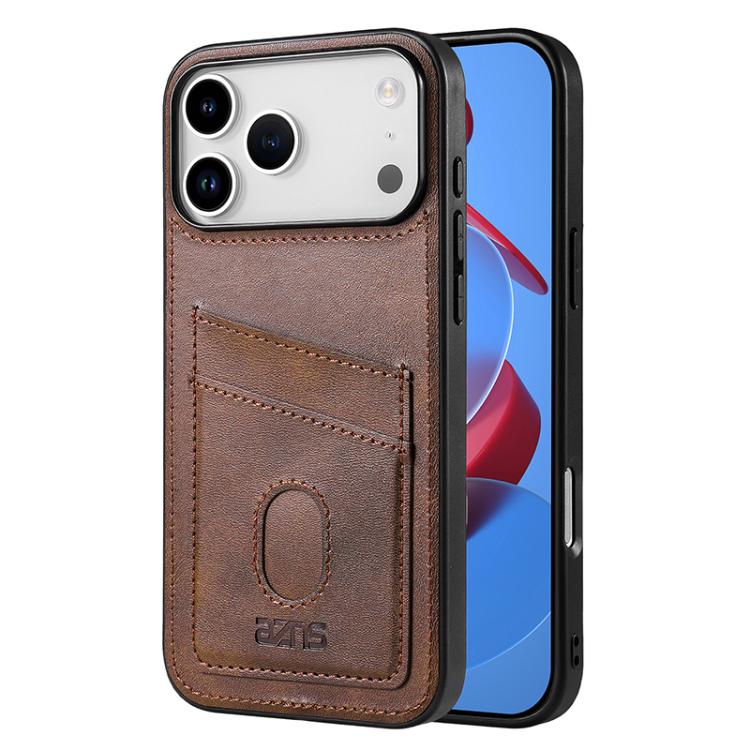 AZNS K1 Series Card Slot Business Phone Case, For iPhone 18 Pro / 17 Pro, For iPhone 18 Pro Max / 17 Pro Max, For iPhone 17e / 16e, For iPhone 17