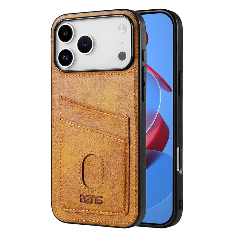 AZNS K1 Series Card Slot Business Phone Case, For iPhone 18 Pro / 17 Pro, For iPhone 18 Pro Max / 17 Pro Max, For iPhone 17e / 16e, For iPhone 17