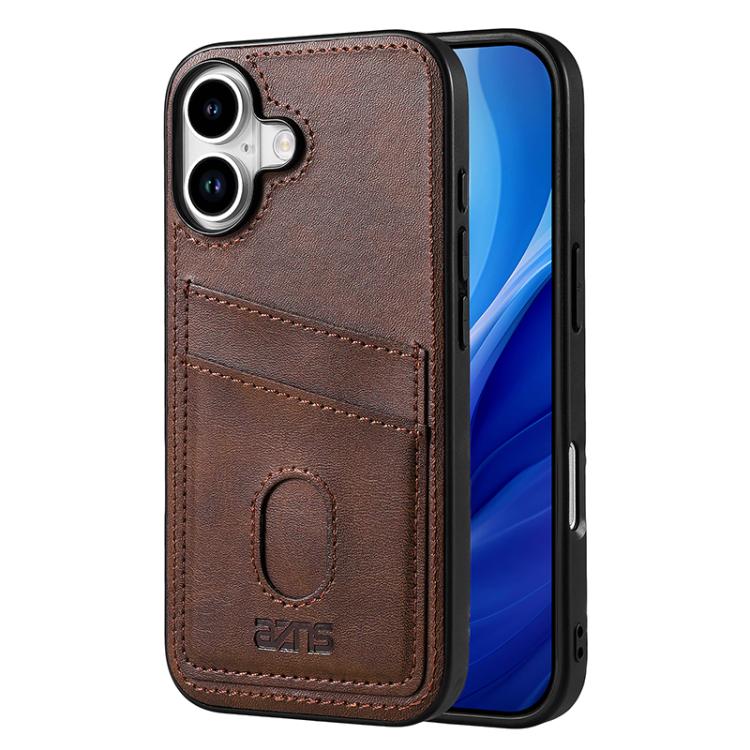 AZNS K1 Series Card Slot Business Phone Case, For iPhone 18 Pro / 17 Pro, For iPhone 18 Pro Max / 17 Pro Max, For iPhone 17e / 16e, For iPhone 17
