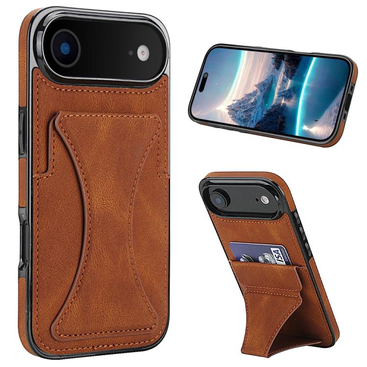 Ultra-thin Shockproof Phone Protective Case with Holder, For iPhone 18 Pro / 17 Pro, For iPhone 18 Pro Max / 17 Pro Max, For iPhone 17, For iPhone Air