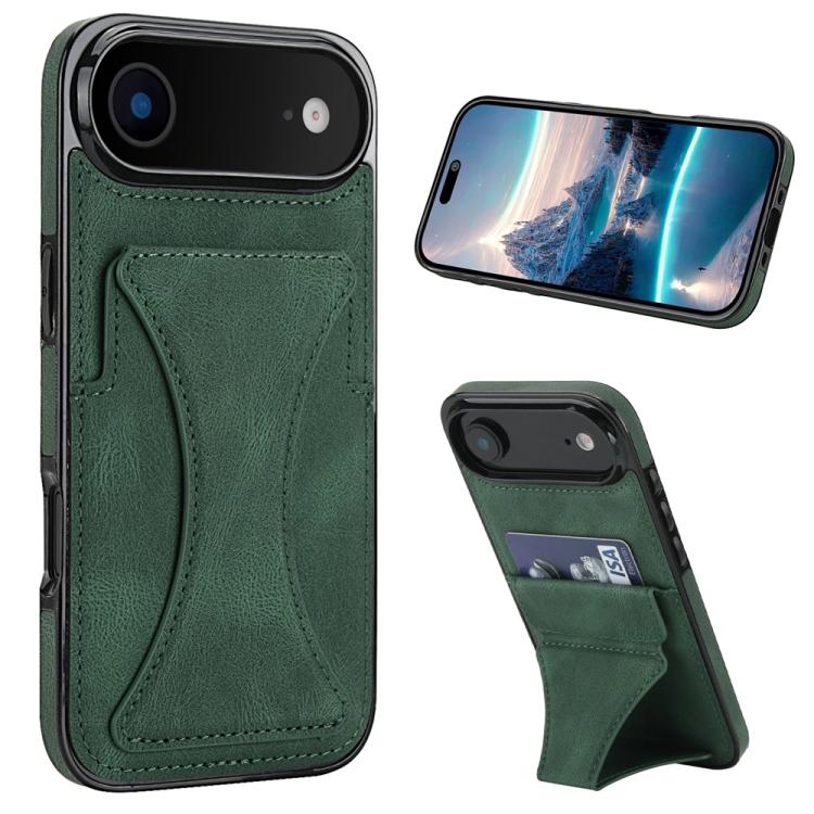 Ultra-thin Shockproof Phone Protective Case with Holder, For iPhone 18 Pro / 17 Pro, For iPhone 18 Pro Max / 17 Pro Max, For iPhone 17, For iPhone Air