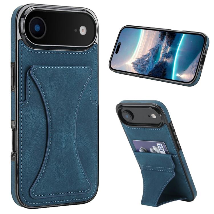 Ultra-thin Shockproof Phone Protective Case with Holder, For iPhone 17 Pro Max, For iPhone 17 Pro, For iPhone 17, For iPhone Air