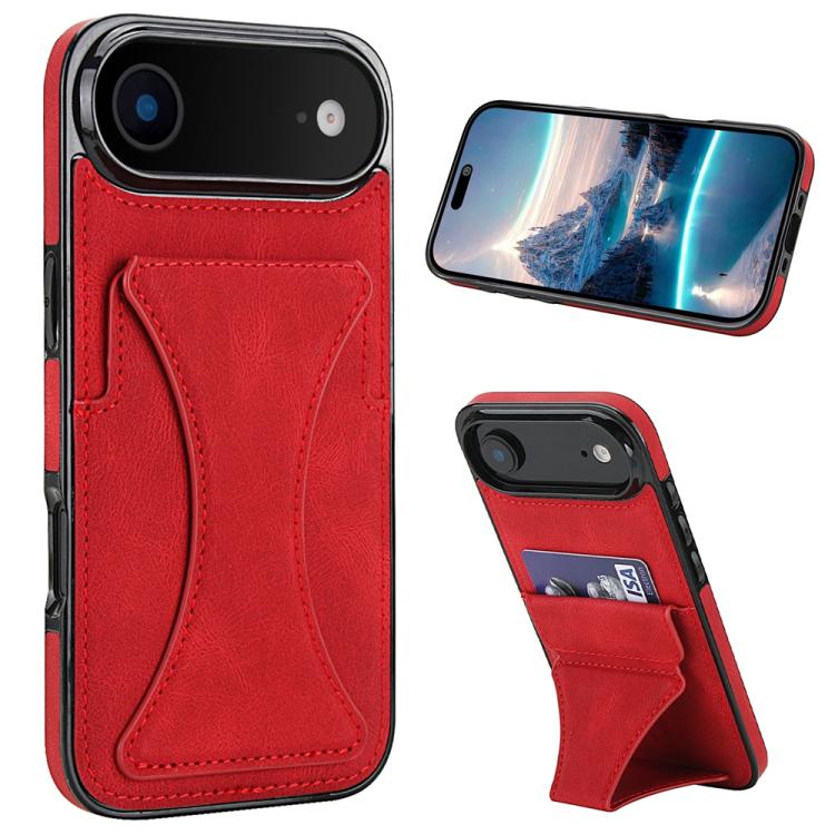 Ultra-thin Shockproof Phone Protective Case with Holder, For iPhone 17 Pro Max, For iPhone 17 Pro, For iPhone 17, For iPhone Air