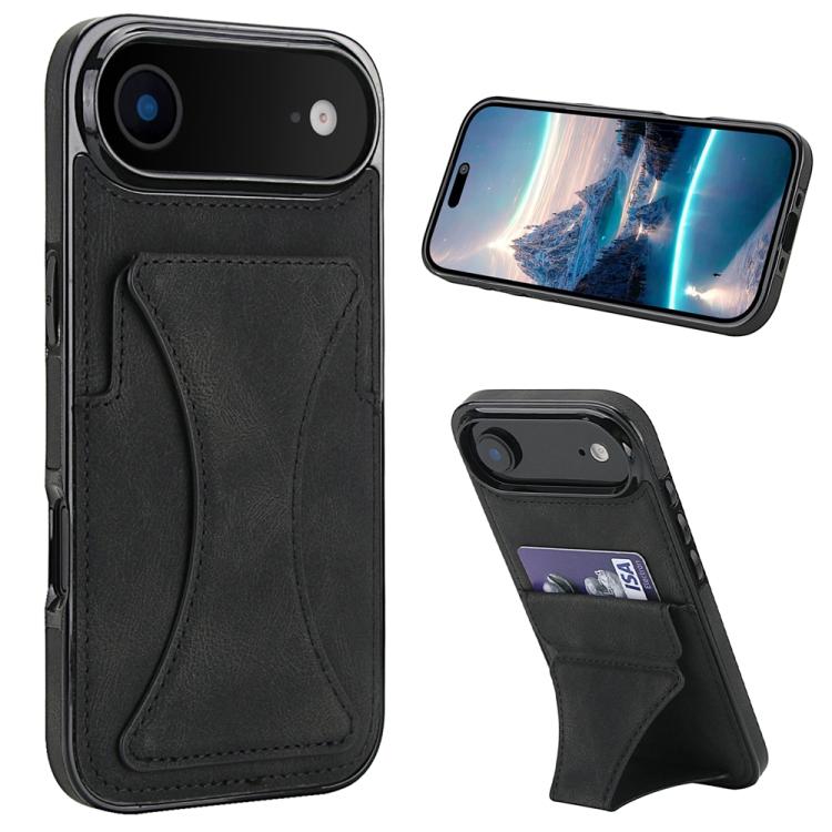 Ultra-thin Shockproof Phone Protective Case with Holder, For iPhone 17 Pro Max, For iPhone 17 Pro, For iPhone 17, For iPhone Air