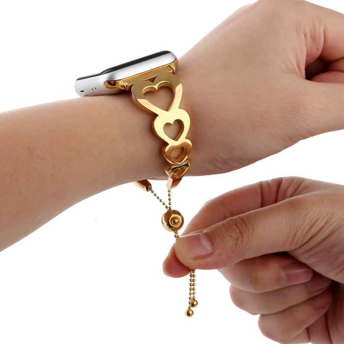 Love Heart Shaped Stainless Steel Band for Apple Watch