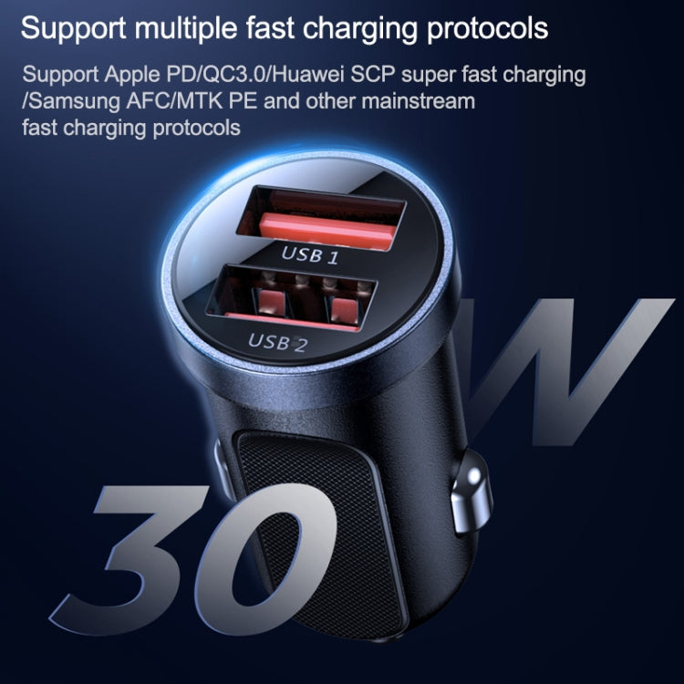 JOYROOM 30W Mini Dual QC3.0 Smart Car Charger C-A09