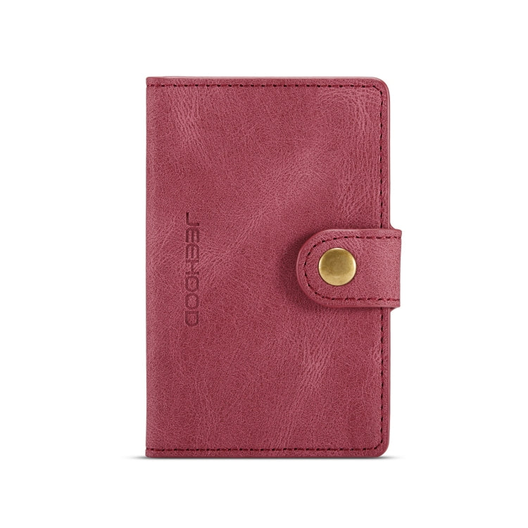 JEEHOOD Retro Magnetic Detachable Wallet Case iPhone 12 / 12 Pro