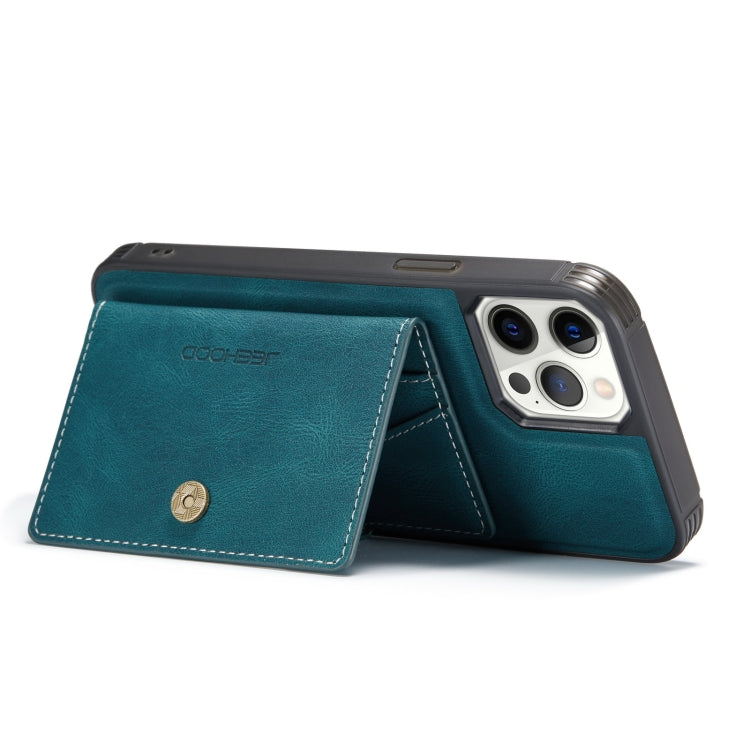 JEEHOOD Retro Magnetic Detachable Wallet Case iPhone 12 / 12 Pro