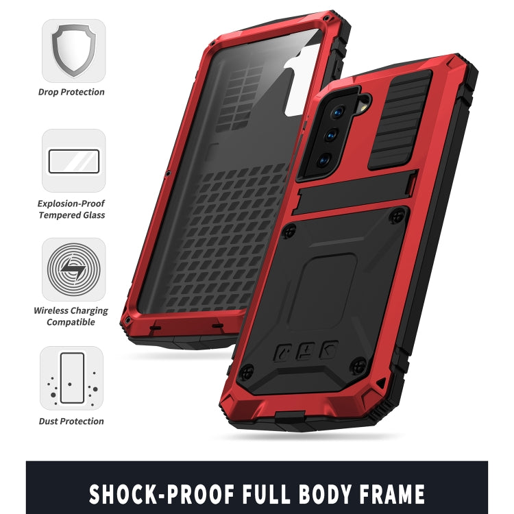 R-JUST KickStand Metal Protective Case Samsung S21+