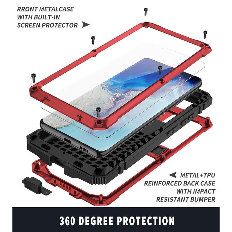 R-JUST KickStand Metal Protective Case Samsung S21 Ultra