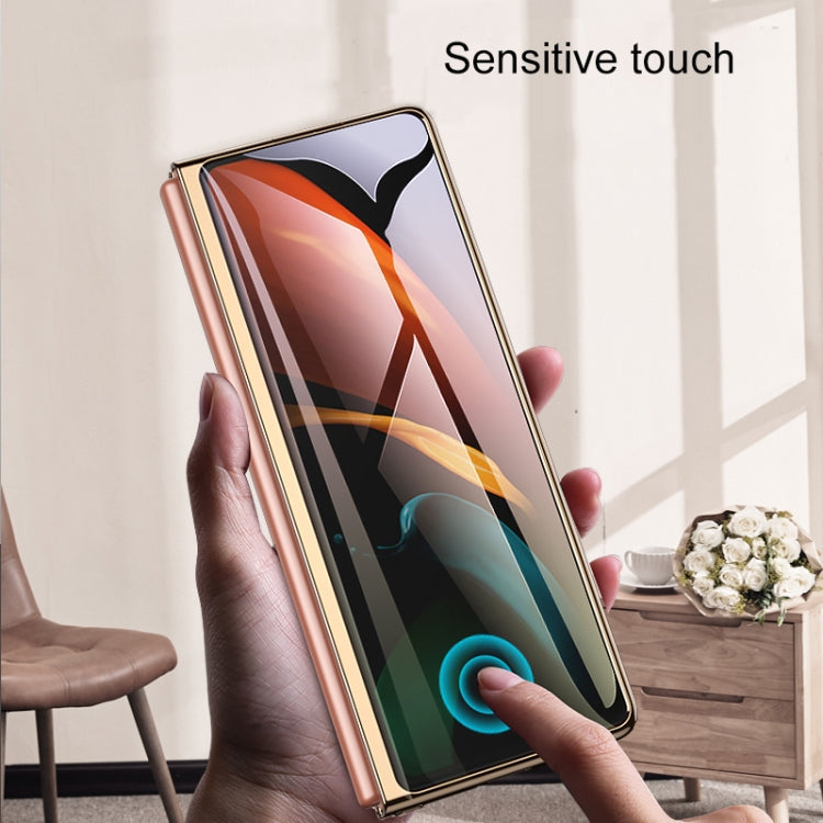 GKK Foldable Plating Leather + Glass Full Coverage Case Samsung Z Fold2 5G