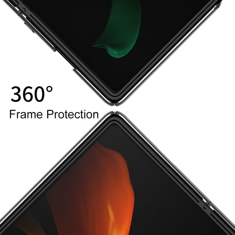 GKK Foldable Plating Leather + Glass Full Coverage Case Samsung Z Fold2 5G