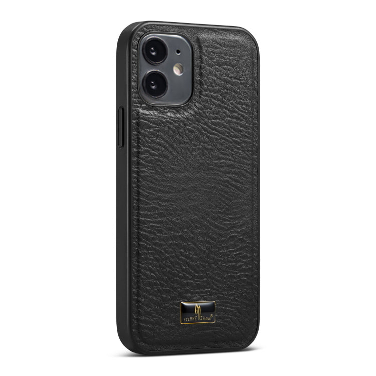 Fierre Shann Leather Texture Case iPhone 12 mini