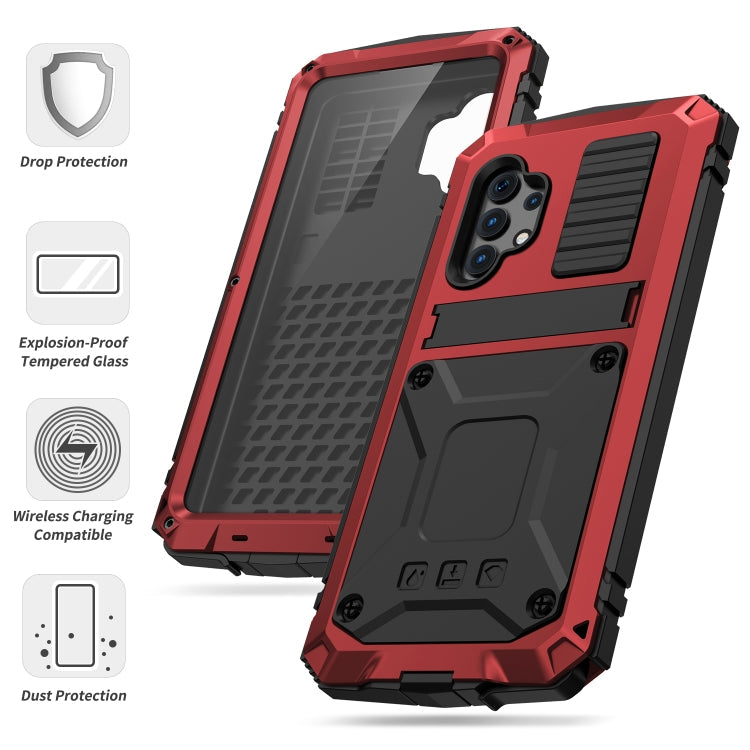 R-JUST KickStand Metal Protective Case Samsung A32 4G