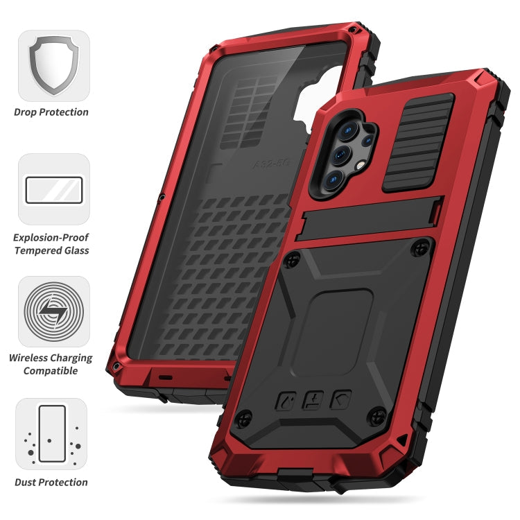 R-JUST KickStand Metal Protective Case Samsung A32 5G