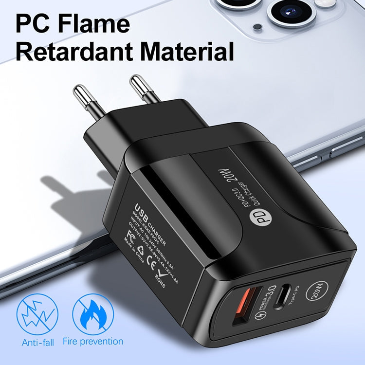 FLOVEME 20W PD QC3.0 Fast Charger 210BL2007 EU Plug