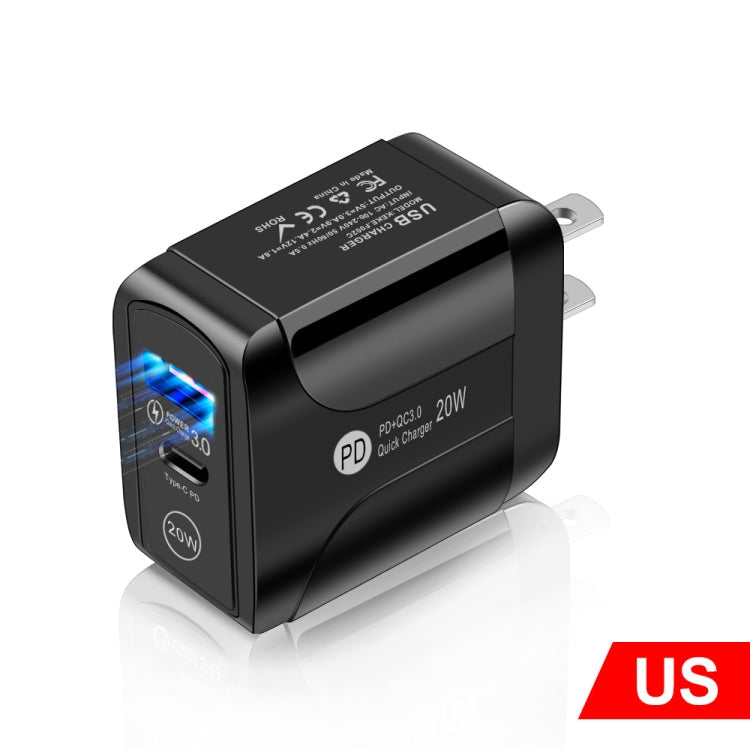FLOVEME 20W PD QC3.0 Fast Charger 210BL2007 US Plug