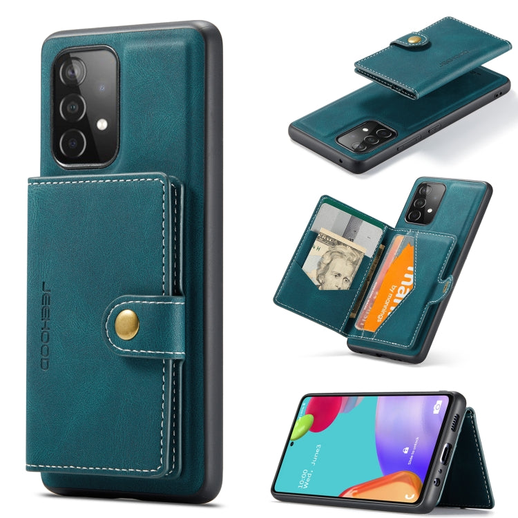 JEEHOOD Retro Magnetic Detachable Wallet Case Samsung A32 5G