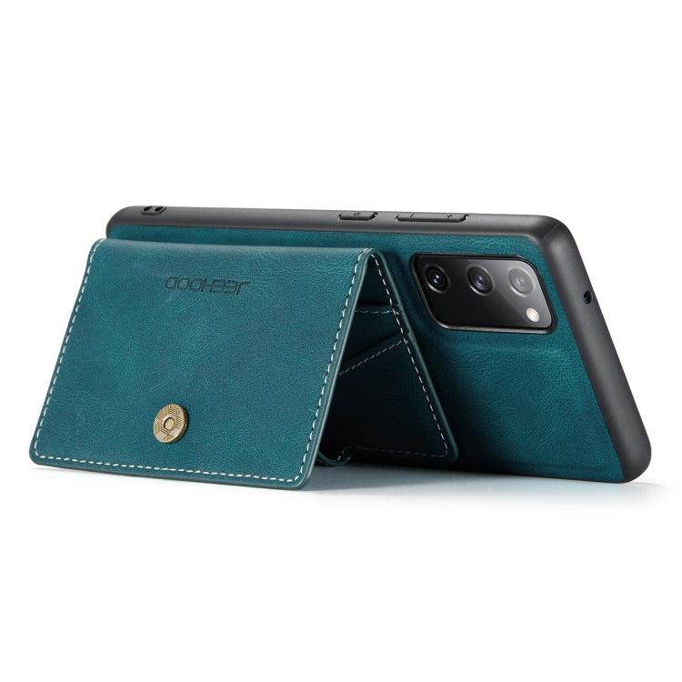 JEEHOOD Retro Magnetic Detachable Wallet Case Samsung S20 Fe