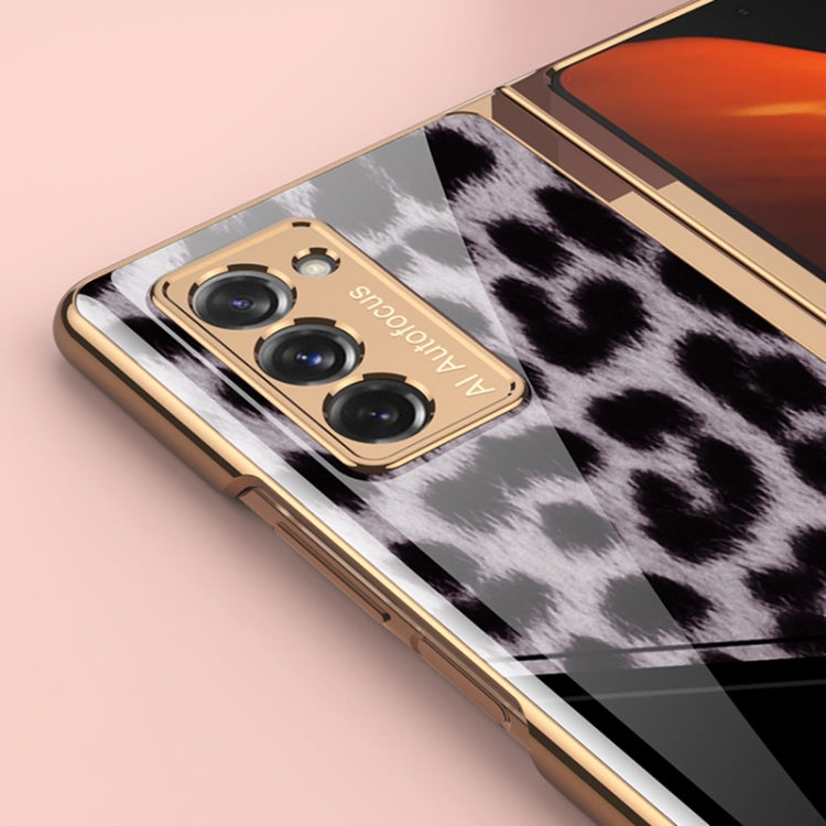 GKK Electroplating Painted Glass Case Samsung Z Fold2 5G