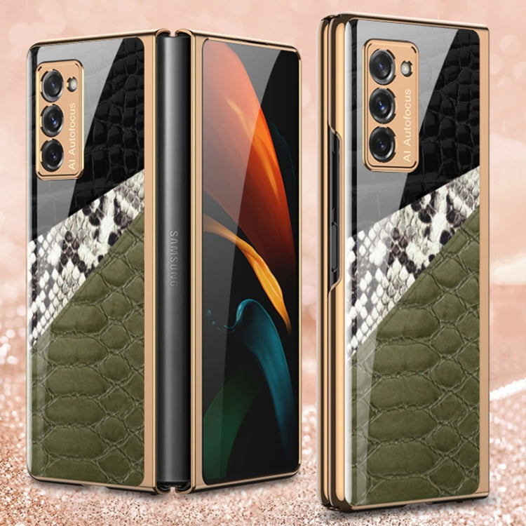 GKK Electroplating Painted Glass Case Samsung Z Fold2 5G