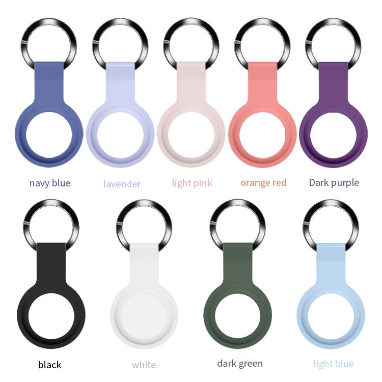 Mutural Liquid Silicone Protective Case with Key Ring AirTag