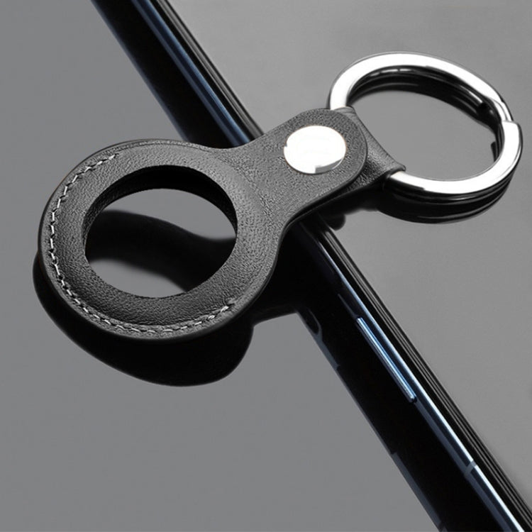 Mutural Leather Protective Case with Key Ring AirTag