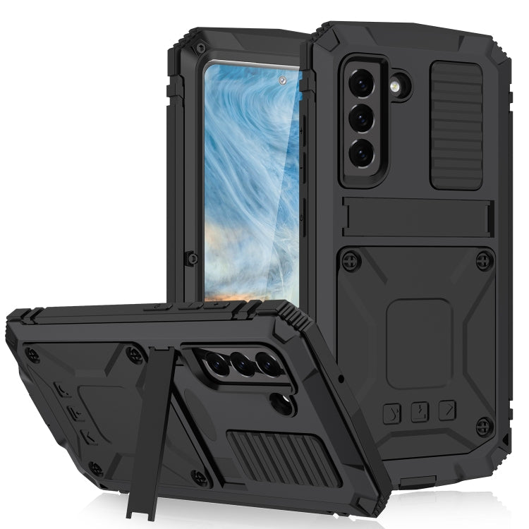 R-JUST KickStand Metal Protective Case Samsung S21 FE
