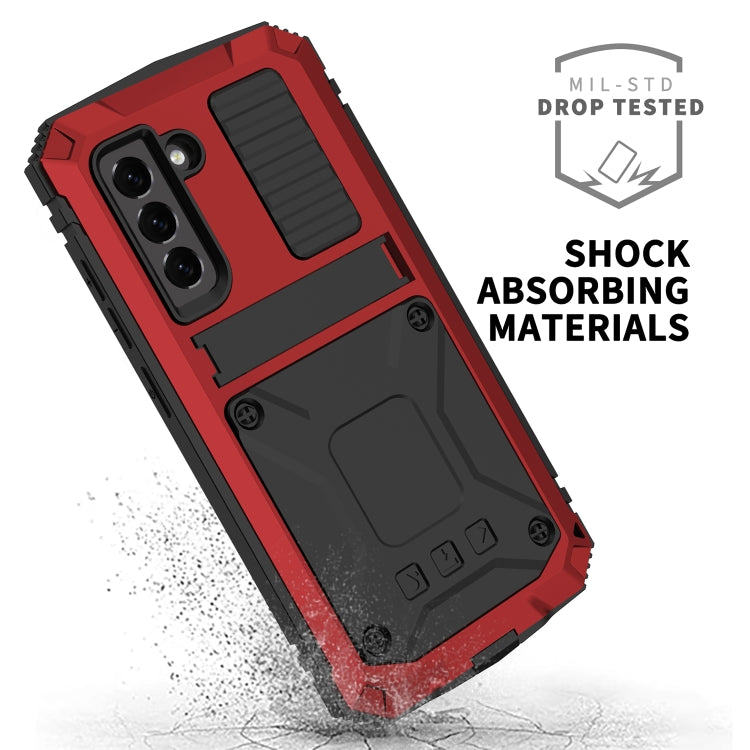 R-JUST KickStand Metal Protective Case Samsung S21 FE