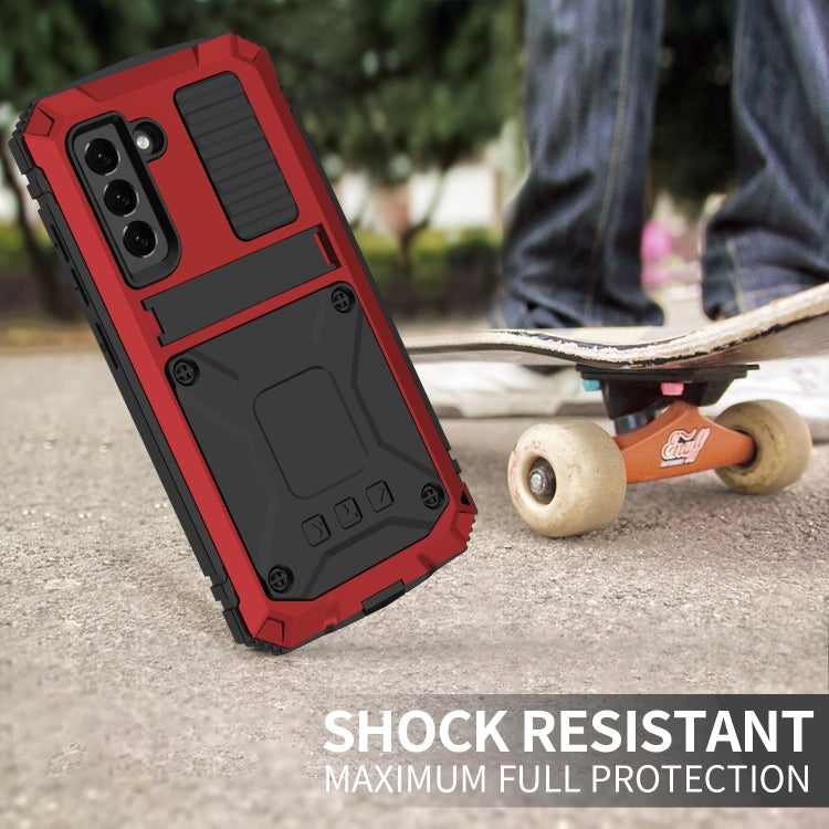 R-JUST KickStand Metal Protective Case Samsung S21 FE