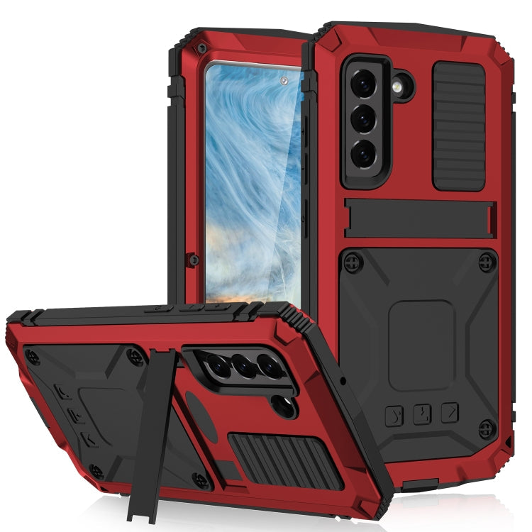 R-JUST KickStand Metal Protective Case Samsung S21 FE