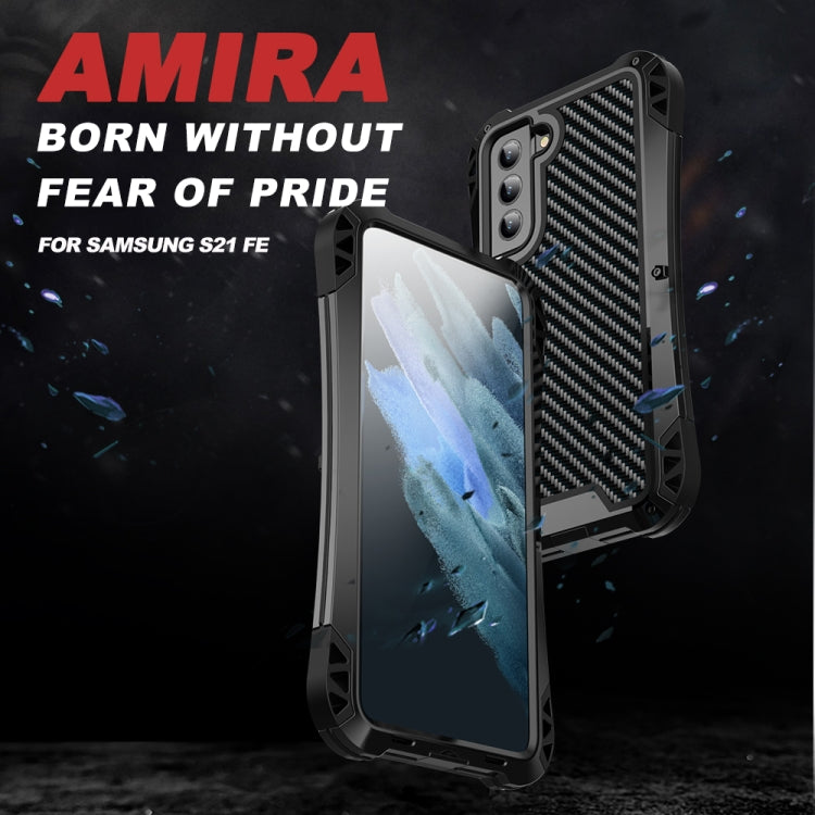 R-JUST AMIRA Metal Protective Case Samsung S21 FE