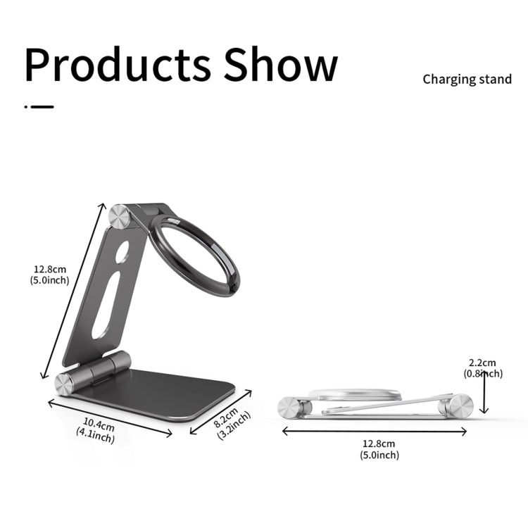 R-JUST Magsafe Dual-axis Folding Wireless Charging Stand Holder SJ11