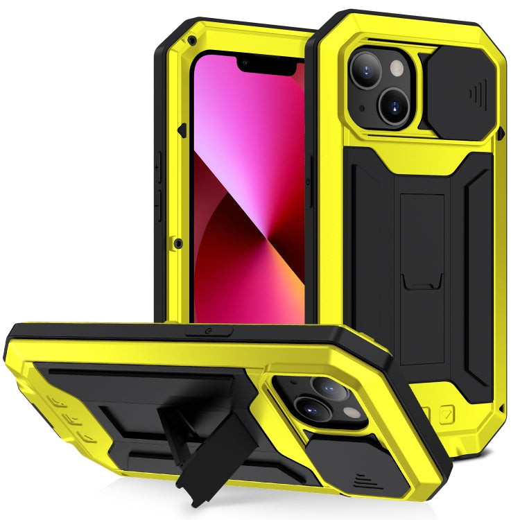 R-JUST Sliding Camera Metal + Silicone Case iPhone 13