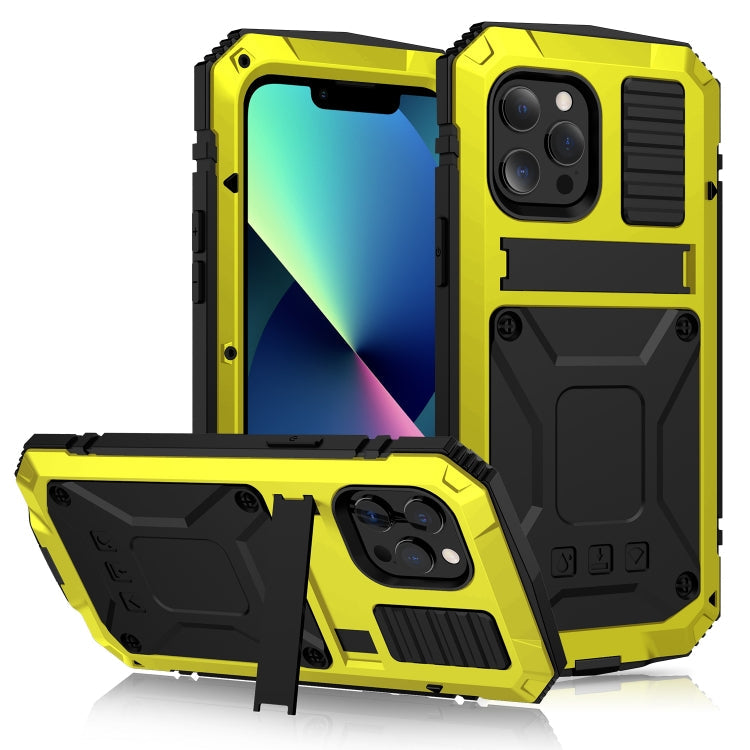 R-JUST KickStand Metal Protective Case iPhone 13 mini