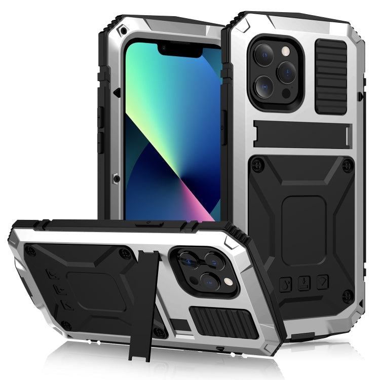 R-JUST KickStand Metal Protective Case iPhone 13 mini