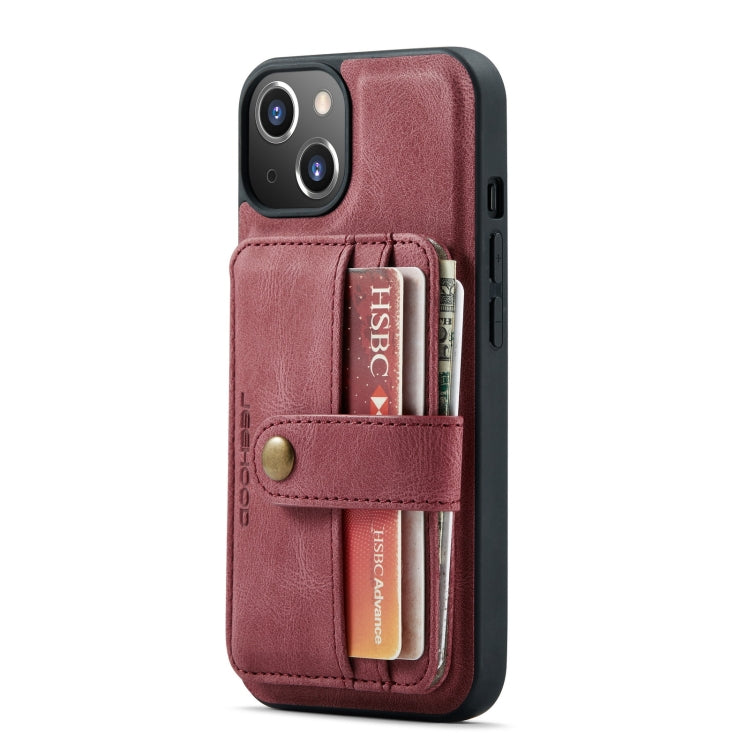 JEEHOOD Anti-theft Brush Magnetic Case iPhone 13 mini