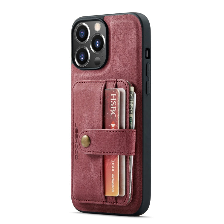 JEEHOOD Anti-theft Brush Magnetic Case iPhone 13 Pro