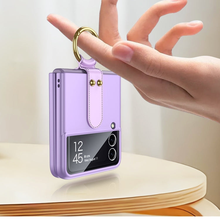 GKK Ultra-thin Full Coverage Flip Case with Ring Holder Samsung Z Flip3