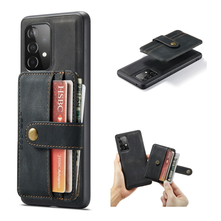 JEEHOOD RFID Blocking Anti-Theft Wallet Case Samsung A32 5G