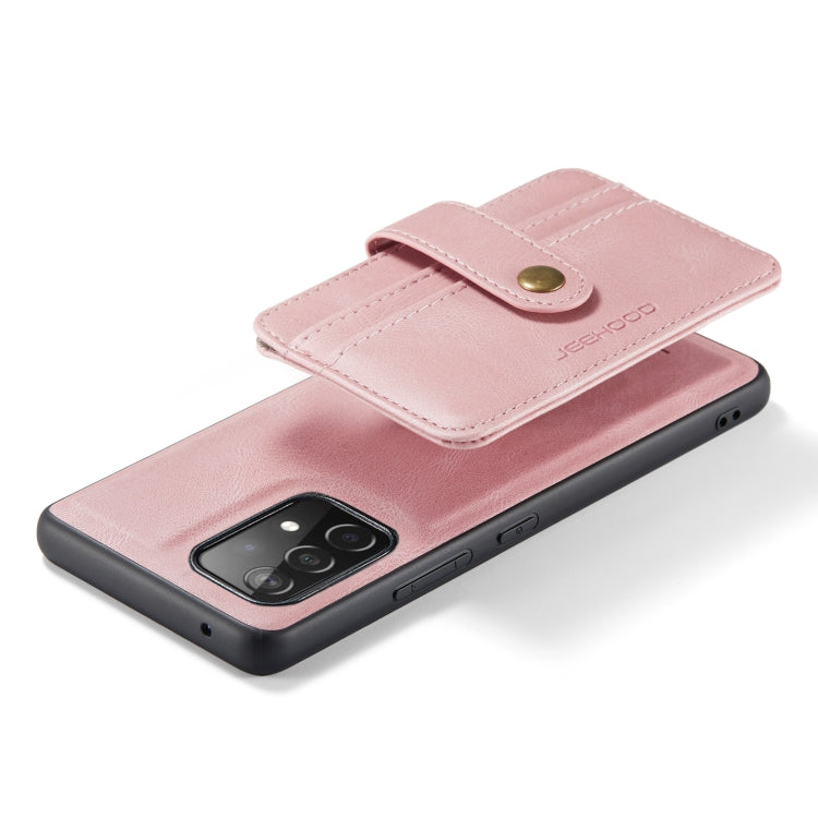 JEEHOOD RFID Blocking Anti-Theft Wallet Case Samsung A32 5G