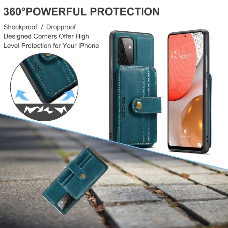 JEEHOOD RFID Blocking Anti-Theft Wallet Case Samsung A52 4G / 5G