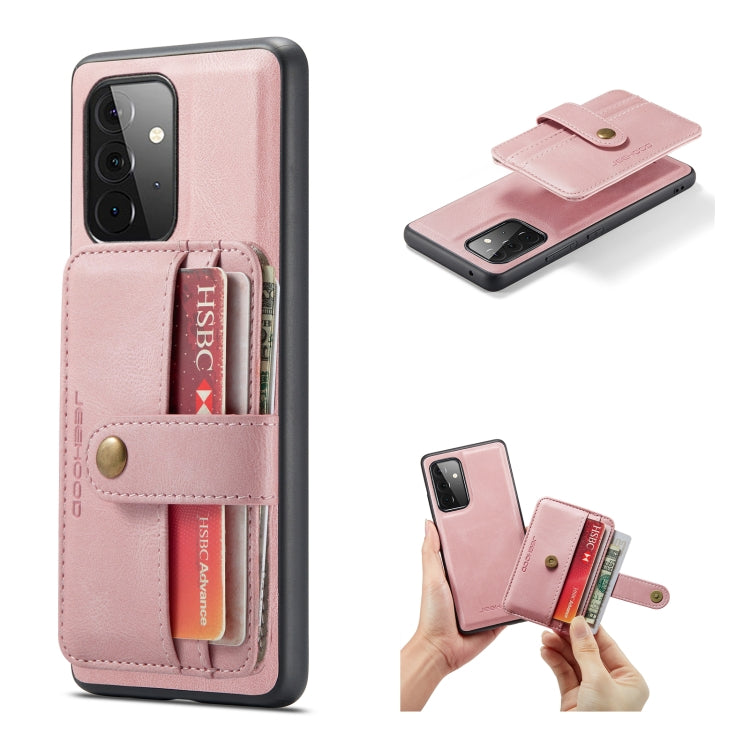 JEEHOOD RFID Blocking Anti-Theft Wallet Case Samsung A52 4G / 5G