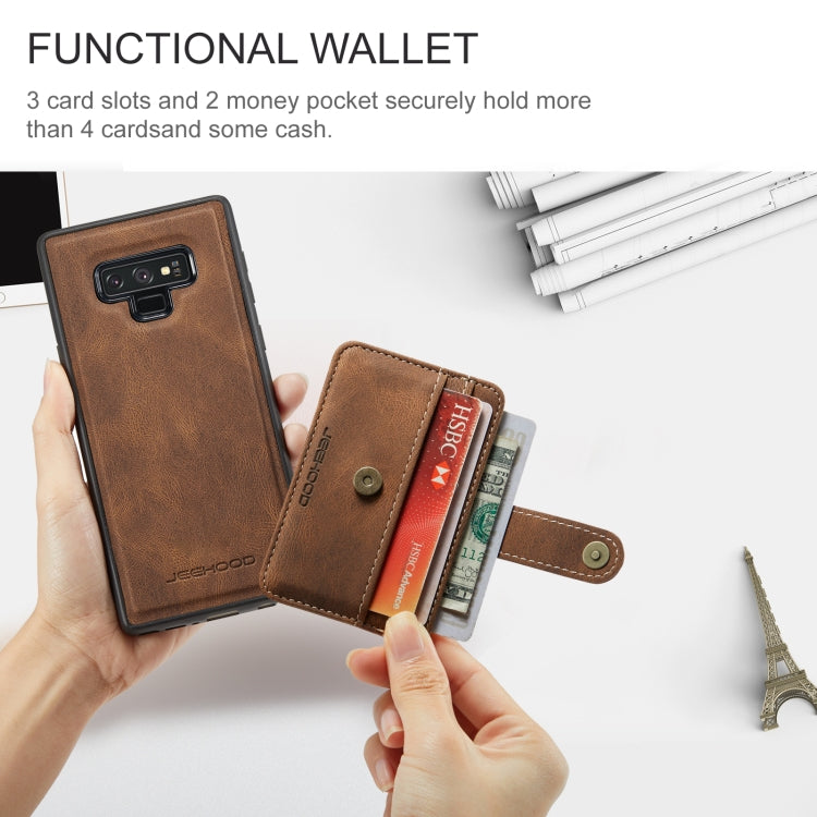 JEEHOOD RFID Blocking Anti-Theft Wallet Case Samsung Note 9